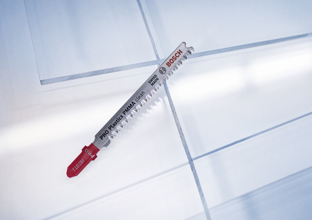 PRO Plastics PMMA clean T102BF 직쏘날, 92mm, 5개 투명한 작업 표면에서 플라스틱 시트를 자르기 위한 톱날입니다.