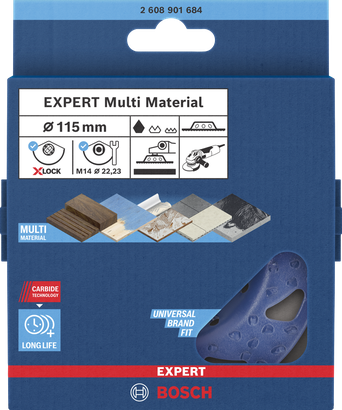 Bosch EXPERT 멀티 소재 거친 평면 연삭 헤드 115mm.