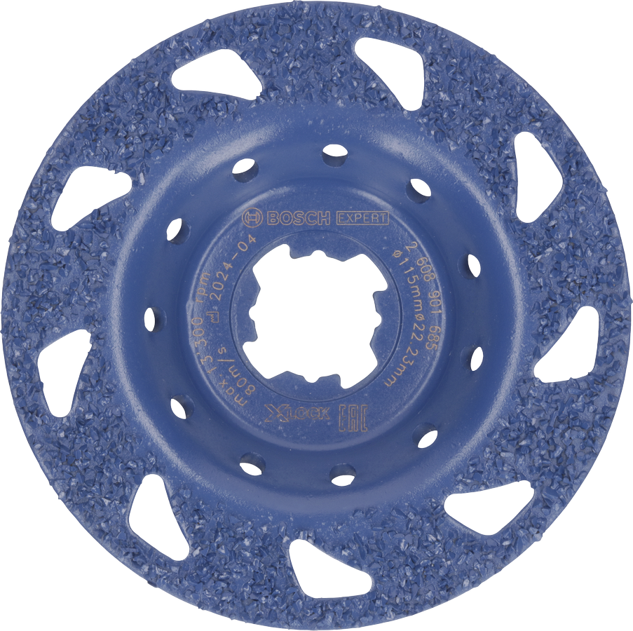 Bosch EXPERT 다중 소재 초경 연삭 헤드 중간 평면 115mm.