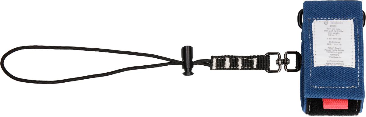 Bosch PRO 라운드 코드 루프가 달린 손목 밴드, 용량 2.25kg.