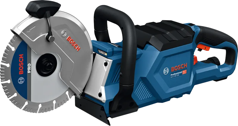 Bosch GCS 18V-230 무선 절단 및 연삭 도구.