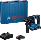 Bosch GBH 18V-18 로터리 해머(배터리, 충전기, 케이스 포함).