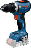 킥백 컨트롤이 장착된 Bosch GSR 18V-65 무선 드릴.