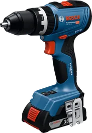 킥백 제어 기능이 있는 Bosch GSB 18V-65 무선 충격 드릴.