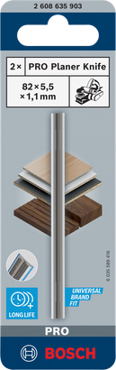 Bosch PRO 플래너 나이프 82×5.5×1.1mm.