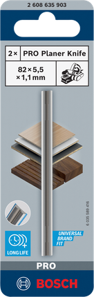 Bosch PRO 플래너 나이프 82×5.5×1.1mm.