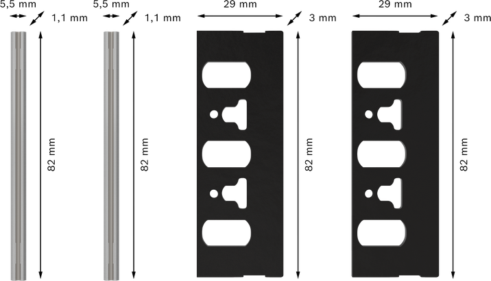 PRO Planer Knife 세트