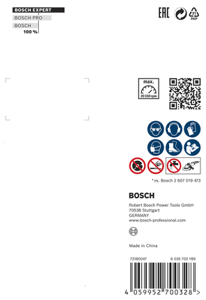 Bosch EXPERT 하드 세라믹 76mm 다이아몬드 절단 디스크.