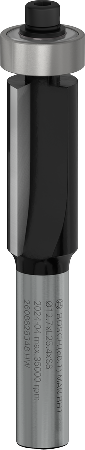 Bosch PRO 라우터 비트 바닥 베어링 플러시 트림 8mm 섕크.