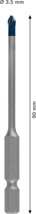 Bosch HEX-9 하드 세라믹 드릴 비트 3.5 x 90mm.