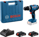 배터리가 포함된 Bosch GSB 18V-25 무선 드릴 키트.