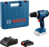 케이스가 포함된 Bosch GSB 18V-25 무선 드릴 세트.
