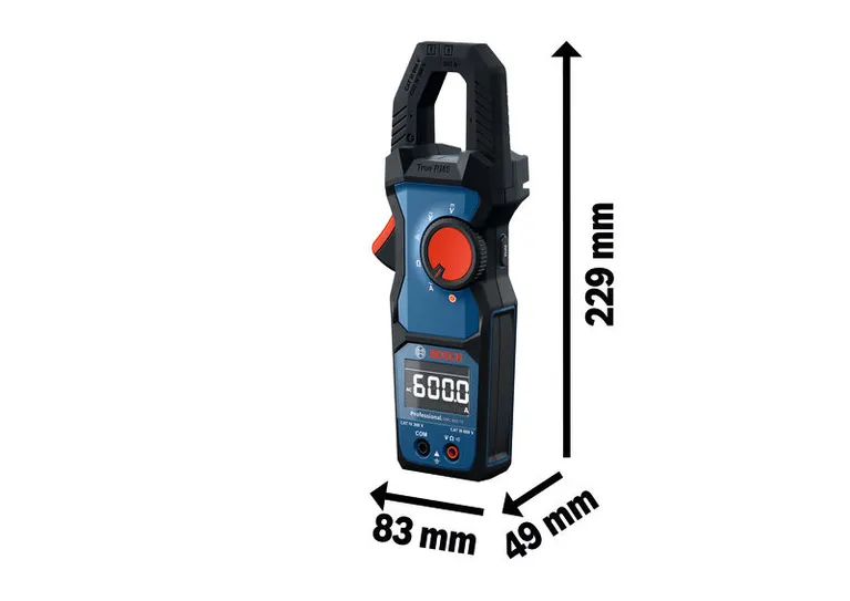 Bosch GMC 600-15 디지털 디스플레이 클램프 미터.
