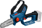 Bosch GKE 18V-15 무선 가지치기 톱은 빠른 가지 절단에 적합합니다.