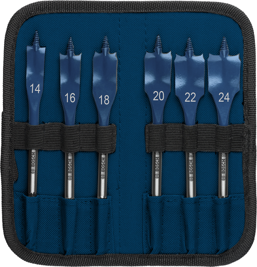 Bosch EXPERT 셀프 컷 스피드 스페이드 드릴 비트 세트 6개.