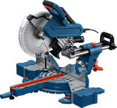 슬라이딩 암이 달린 Bosch GCM 340-305 D 마이터 톱.