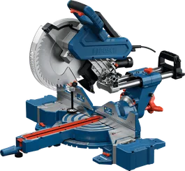 슬라이딩 암이 달린 Bosch GCM 340-305 D 마이터 톱.