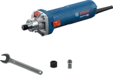 렌치와 액세서리가 포함된 Bosch GGS 30 S 스트레이트 그라인더.