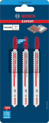 Bosch T301CHM 퍼즐 톱날 3개.