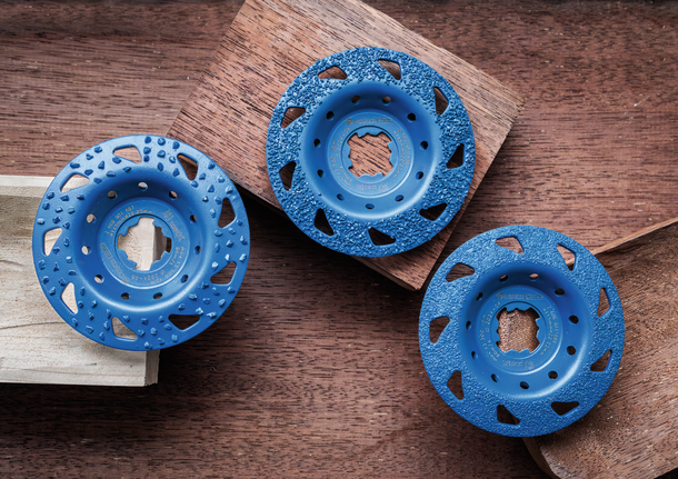 목재 성형을 위한 Bosch 카바이드 연삭 디스크.