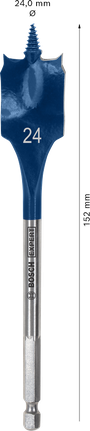 Bosch EXPERT 셀프컷 스피드 스페이드 드릴 비트 24 x 152 mm.