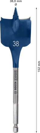 Bosch EXPERT 셀프컷 스피드 스페이드 드릴 비트 38mm.
