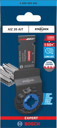 Bosch EXPERT AIZ 20 AIT MetalMax 금속용 플런지 절단 날.