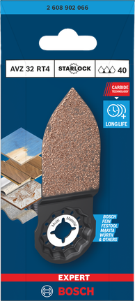 Bosch EXPERT AVZ 32 RT4 샌딩 핑거 32×53mm.
