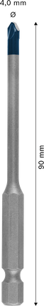 Bosch EXPERT HEX-9 하드 세라믹 드릴 비트 4x90mm.
