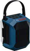 손잡이가 달린 Bosch GPB 18V-1 C 블루투스 스피커.