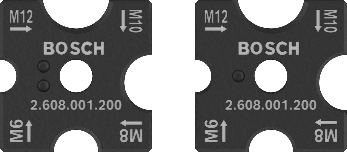 나사산 가공을 위한 Bosch PRO 커팅 다이 세트 M6 M8 M10 M12.