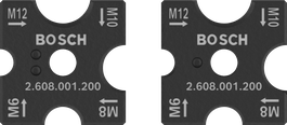 나사산 가공을 위한 Bosch PRO 커팅 다이 세트 M6 M8 M10 M12.