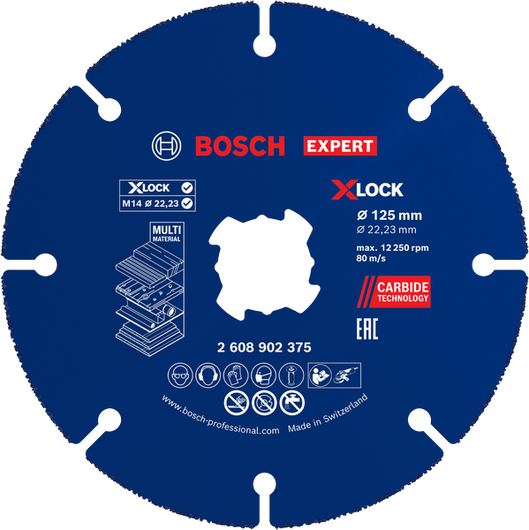 Bosch EXPERT 다중 소재 카바이드 절단 디스크 125mm.