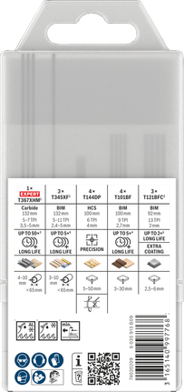 Bosch PRO 목재 및 금속 올인원 세트 15개.