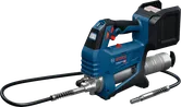 호스가 부착된 Bosch GFP 18V-10 무선 그리스 건.