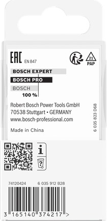 Bosch PRO 라우터 비트 챔퍼 45° 6mm 섕크.