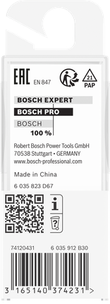 Bosch PRO 라우터 비트 코어 박스 6.3 R 6mm 섕크.