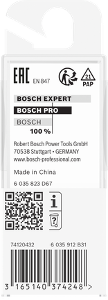 Bosch PRO 라우터 비트 코어 박스 4.7 R 6mm 섕크.