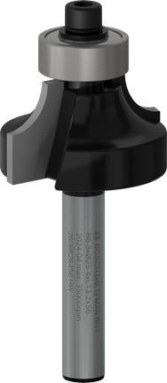 매끄러운 모서리를 위한 Bosch PRO 라우터 비트 라운딩 오버 R 6.3.