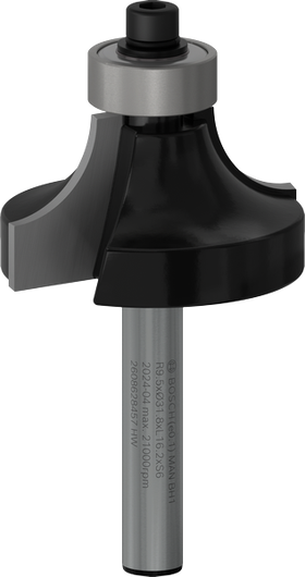 Bosch PRO 라우터 비트 라운딩 오버 R 9.5 섕크 6mm.