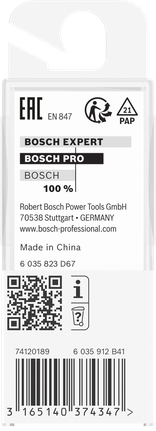 Bosch PRO 라우터 비트 패키징.