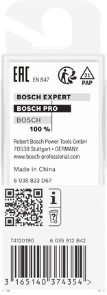 Bosch PRO 라우터 비트 바닥 베어링 플러시 트림 9.5×13.7mm 섕크 6mm.
