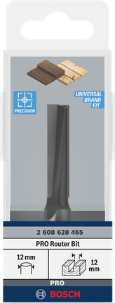 Bosch PRO 라우터 스트레이트 비트 12×40mm.