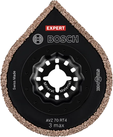 Bosch EXPERT AVZ 70 RT4 그라우팅 플레이트, 카바이드 엣지.