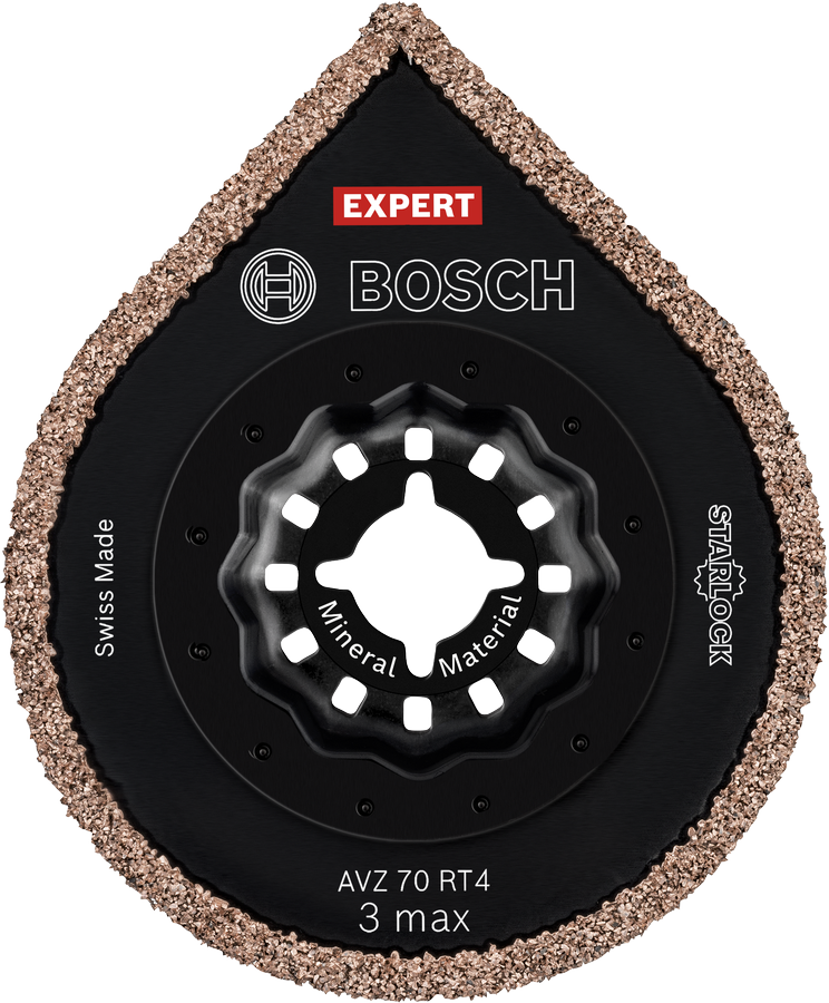 Bosch EXPERT AVZ 70 RT4 그라우팅 플레이트, 카바이드 엣지.