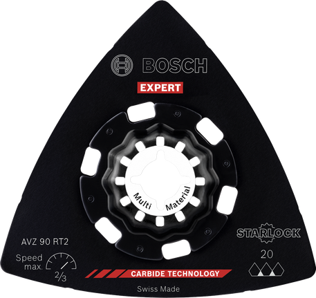 Bosch EXPERT AVZ 90 RT2 카바이드 샌딩 플레이트, 90mm.