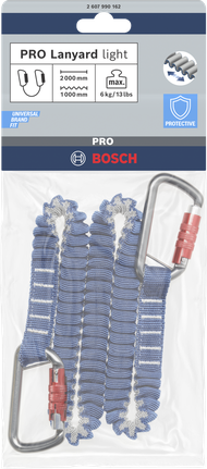 Bosch PRO 랜야드 라이트 6kg 2개 카라비너.