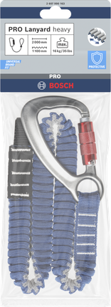 Bosch PRO 래니어드 헤비 16kg 카라비너 포함.