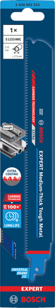 Bosch EXPERT S1155HHC 3/8인치 금속 블레이드.