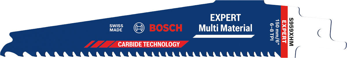 Bosch EXPERT Multi Material S959XHM 카바이드 이빨이 달린 블레이드.